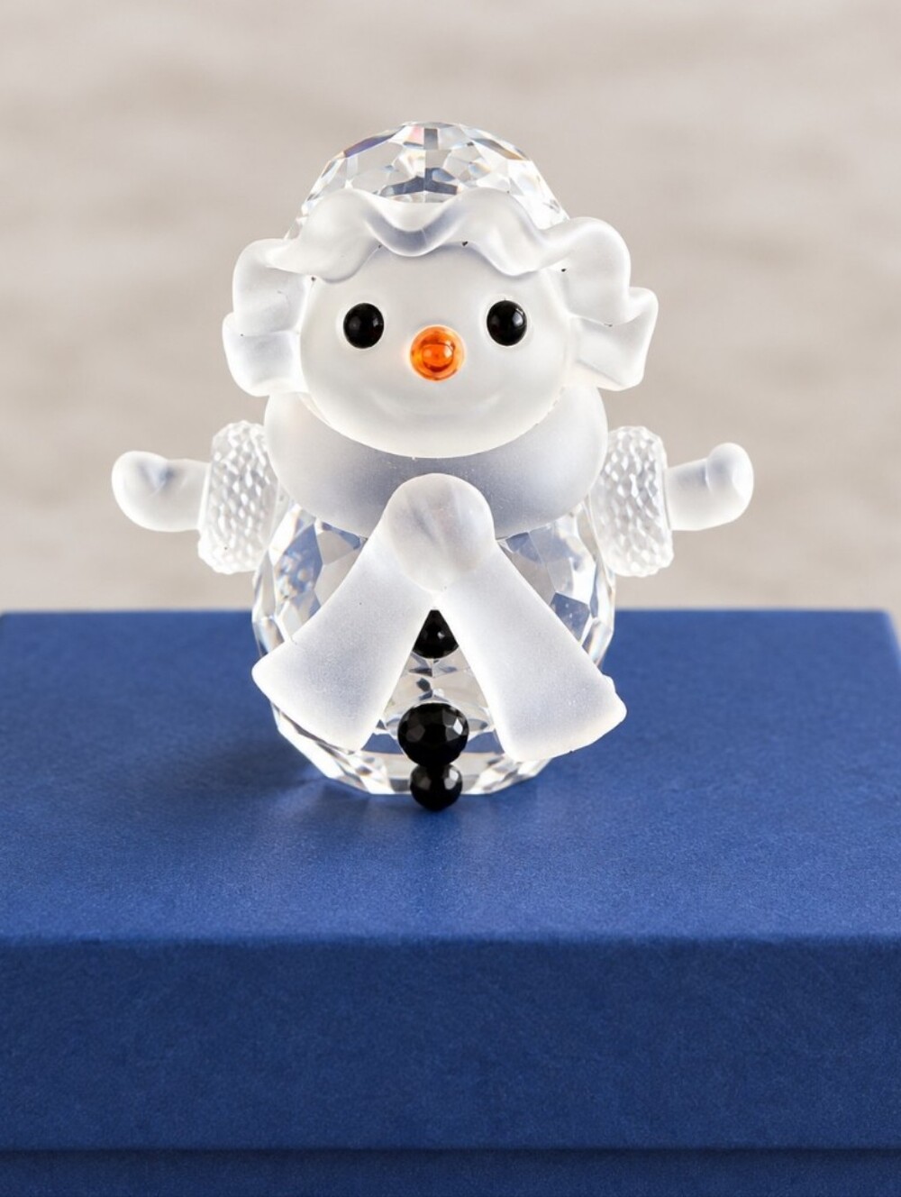 Swarovski Crystal Snow Woman Figurine 655376 with Box + COA - Missing Purse
